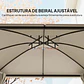 Pérgola de Jardim 370x303x290 cm Anti-UV  - Thumbnail 6