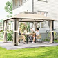 Pérgola de Jardim 370x303x290 cm Anti-UV  - Thumbnail 7