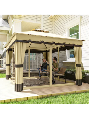 Pérgola de Jardim 3,7x3 m com  UV30+