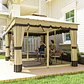 Pérgola de Jardim 3,7x3 m com  UV30+ - Thumbnail 2