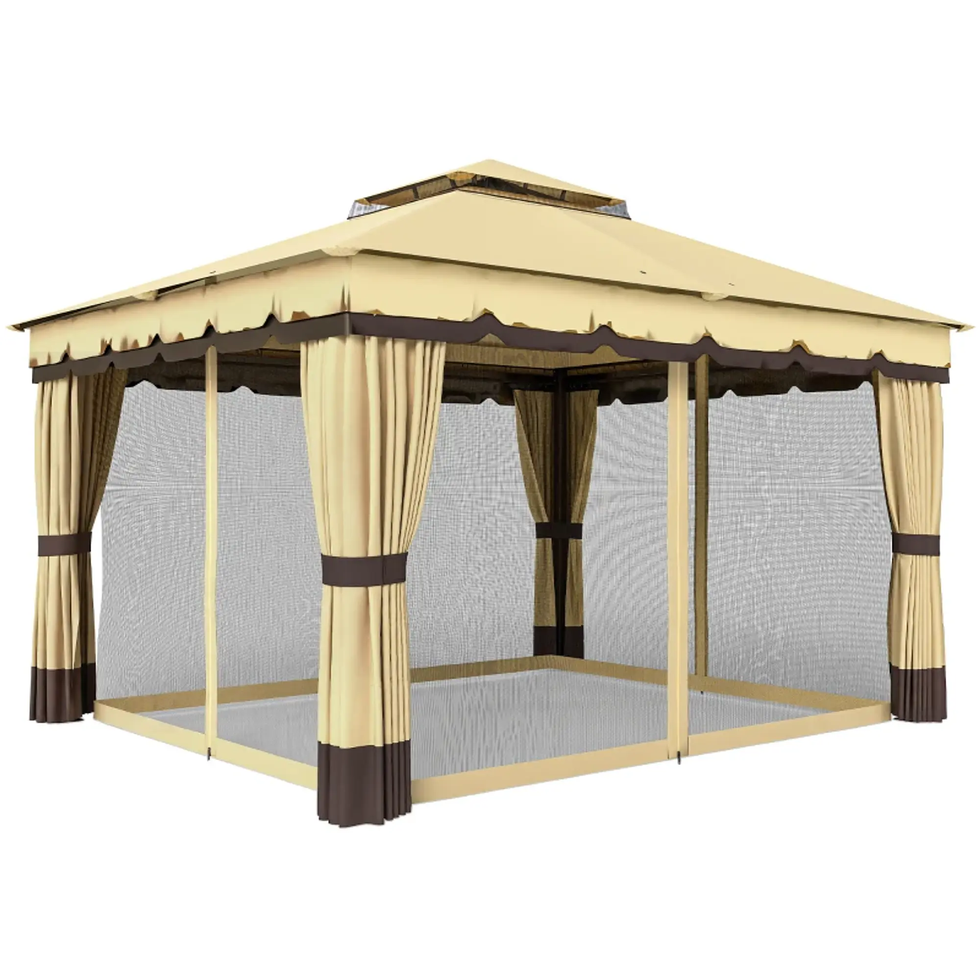 Pérgola de Jardim 3,7x3 m com  UV30+ 5