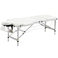 Marquesa de Massagem Dobrável e Portátil com Altura Ajustável Apoio para a Cabeça e Apoio para os Braços 215x60x61-84 cm - Thumbnail 2