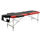 Marquesa de Massagem Dobrável e Portátil com Altura Ajustável Apoio para a Cabeça e Apoio para os Braços 215x60x61-84 cm - Thumbnail 3