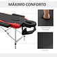Marquesa de Massagem Dobrável e Portátil com Altura Ajustável Apoio para a Cabeça e Apoio para os Braços 215x60x61-84 cm - Thumbnail 11