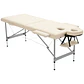 Marquesa de Massagem Dobrável liga de alumínio 185x70x58-82 cm - Thumbnail 1
