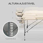 Marquesa de Massagem Dobrável liga de alumínio 185x70x58-82 cm - Thumbnail 8