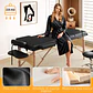 Marquesa de Massagem Dobrável Portátil - Preto - Thumbnail 2