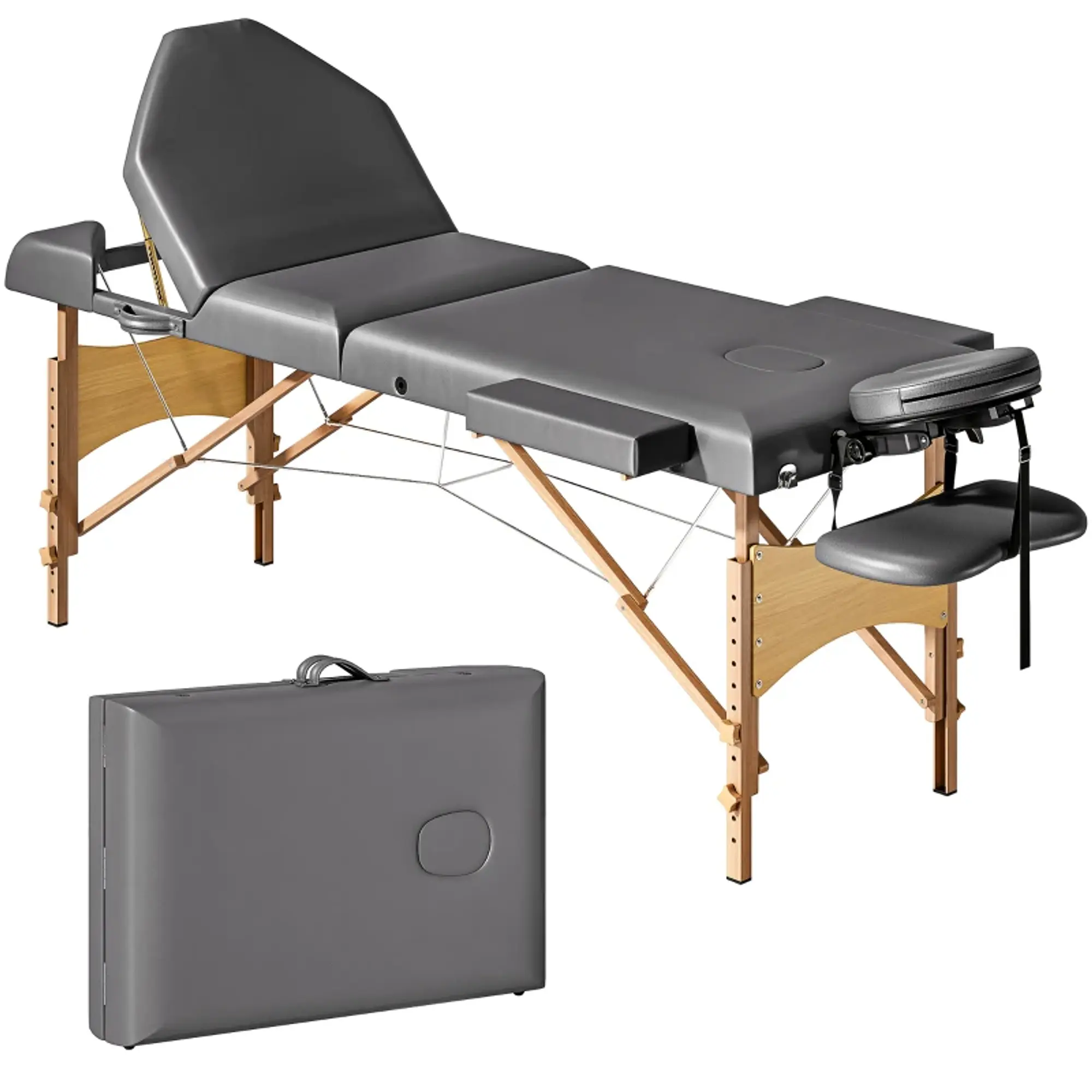 Marquesa de Massagem Dobrável Portátil - Preto 3