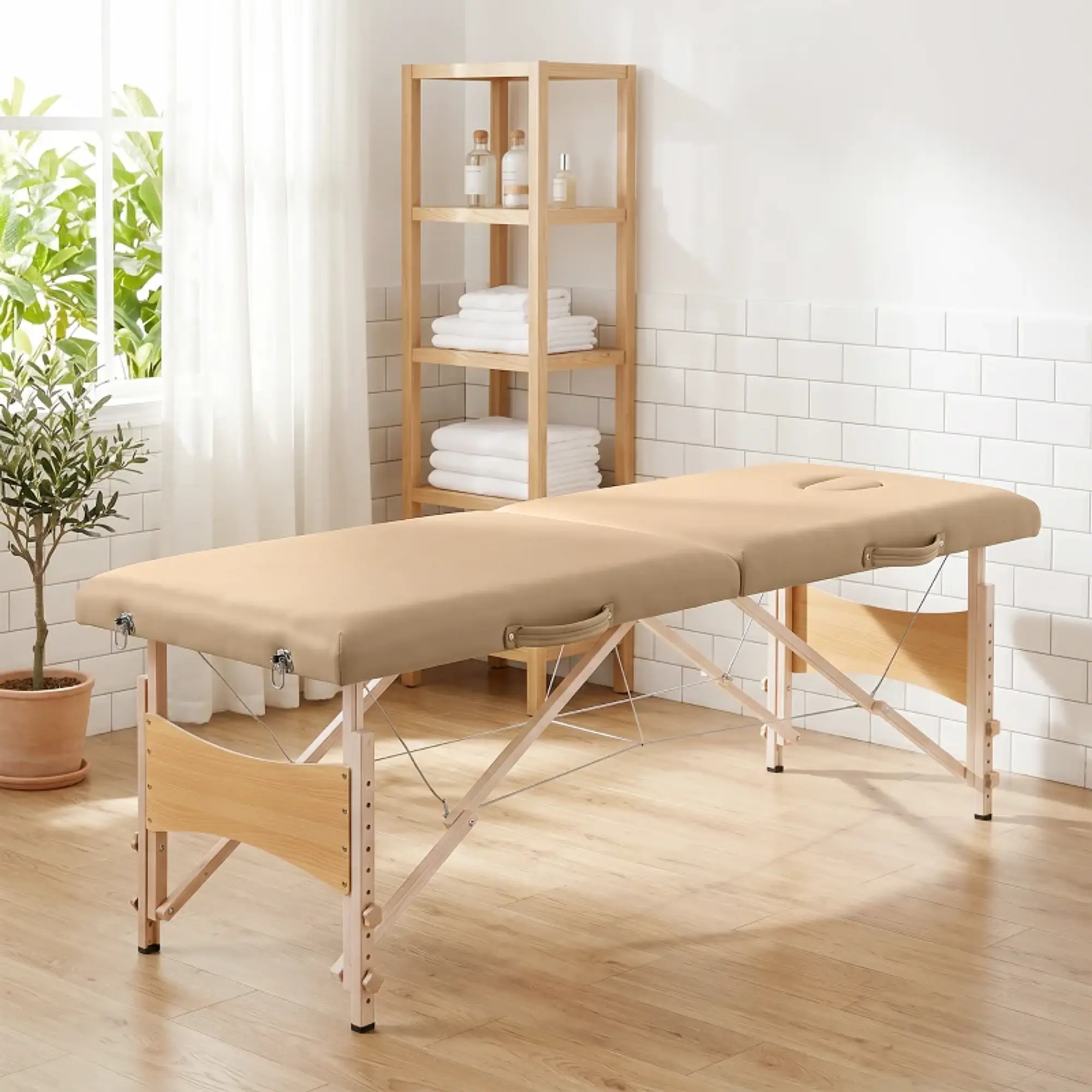 Marquesa de Massagem Dobrável Portátil  186x60x61-87 cm  15