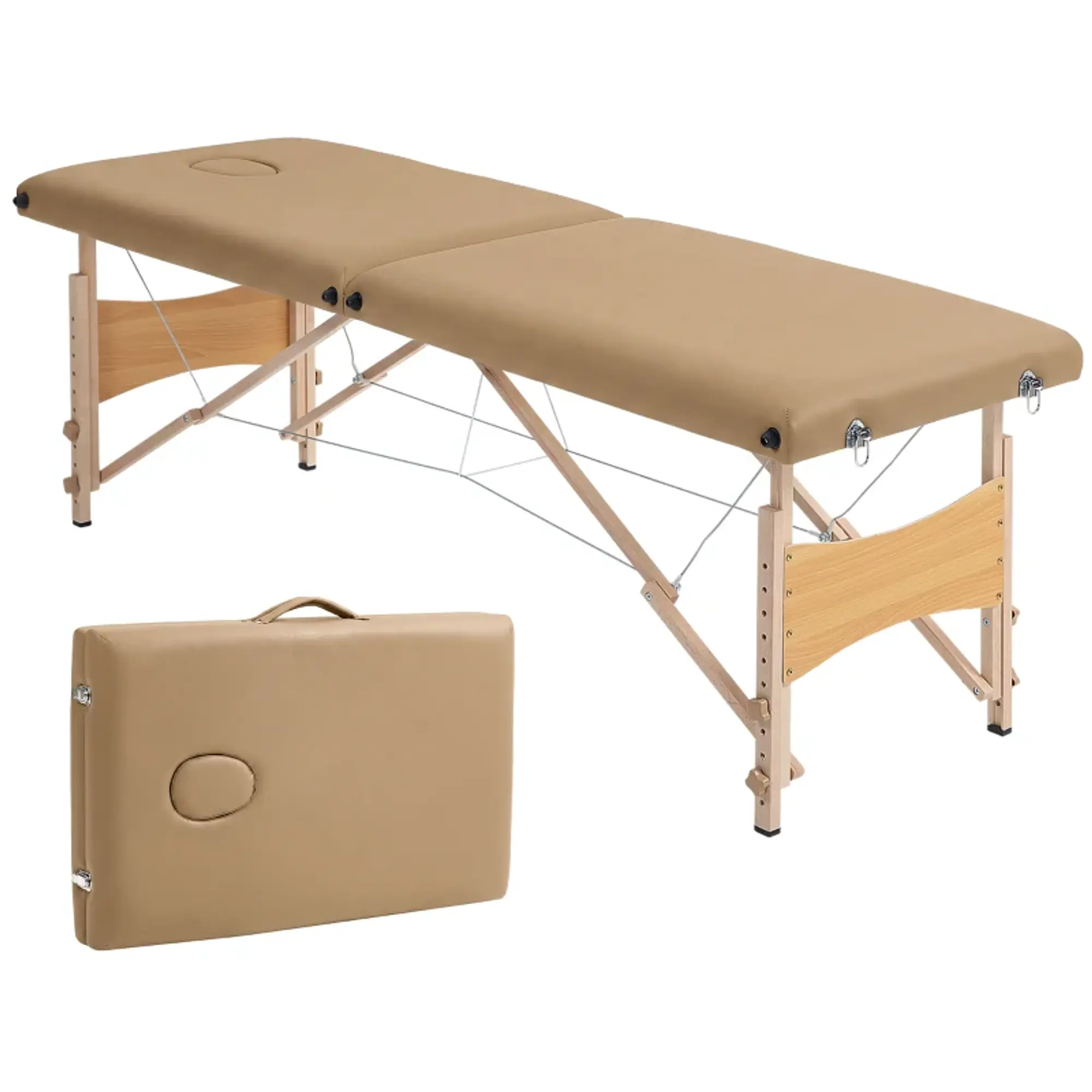 Marquesa de Massagem Dobrável Portátil  186x60x61-87 cm  6