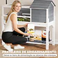 Casa para Tartarugas de Madeira Terrário para Répteis - Thumbnail 10