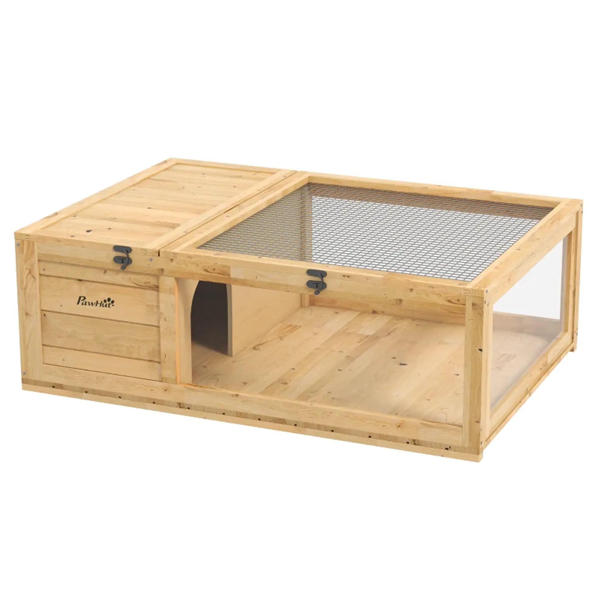 Casa para Tartarugas de Madeira  91x60,5x32 cm 4