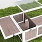 Casa para Tartarugas de Madeira  91x60,5x32 cm - Thumbnail 7