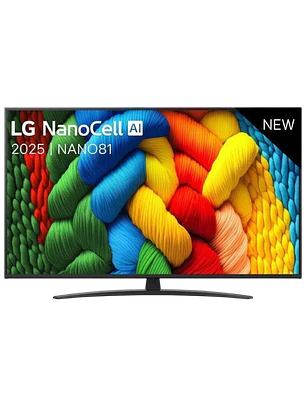 LG AI 43NANO81A6A 4K Ultra HD NanoCell Smart TV Preto