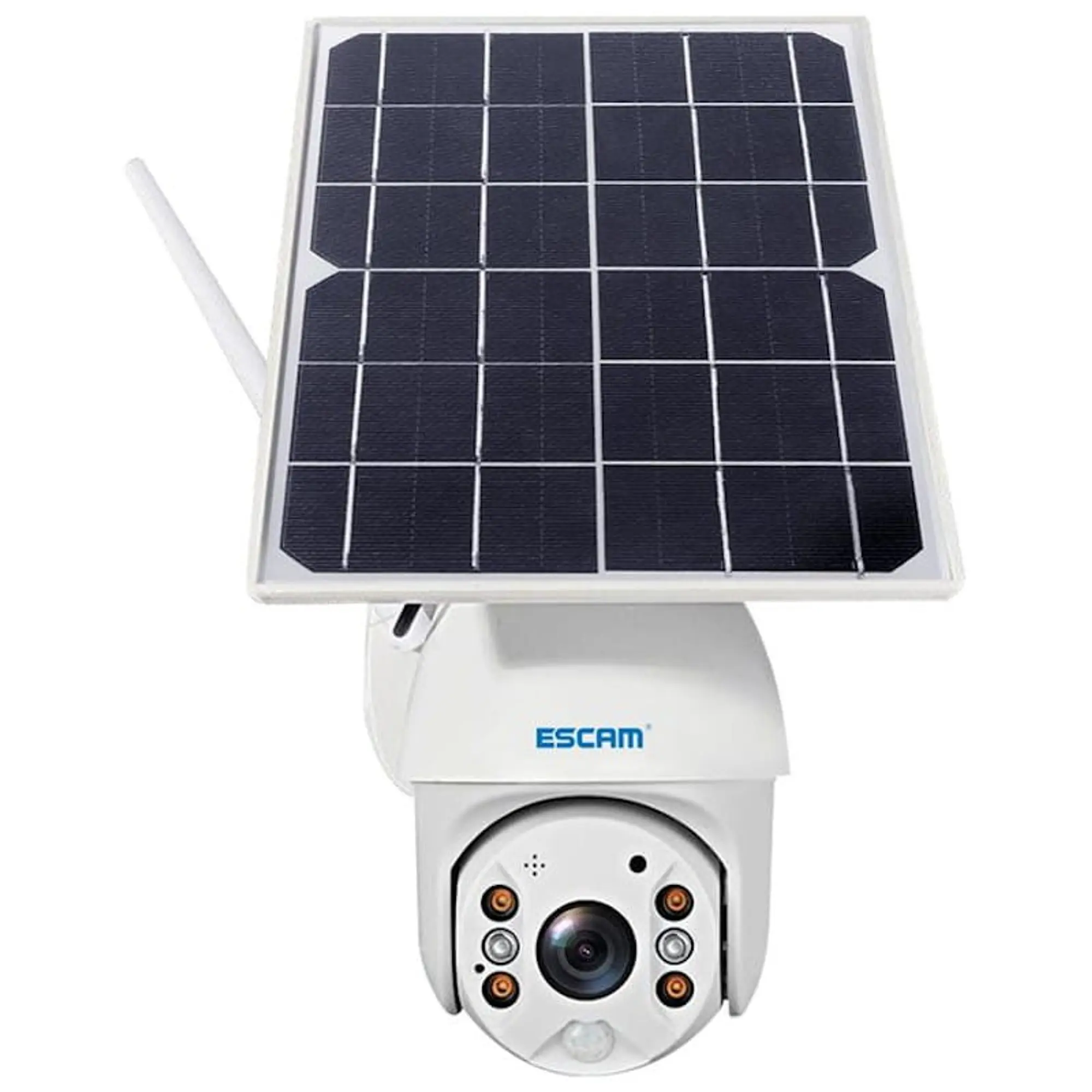 Câmara de segurança IP Escam QF480 Solar 1080p 355º 4G / LTE 2