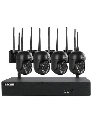 Kit de vigilância IP Escam 4 Wifi 