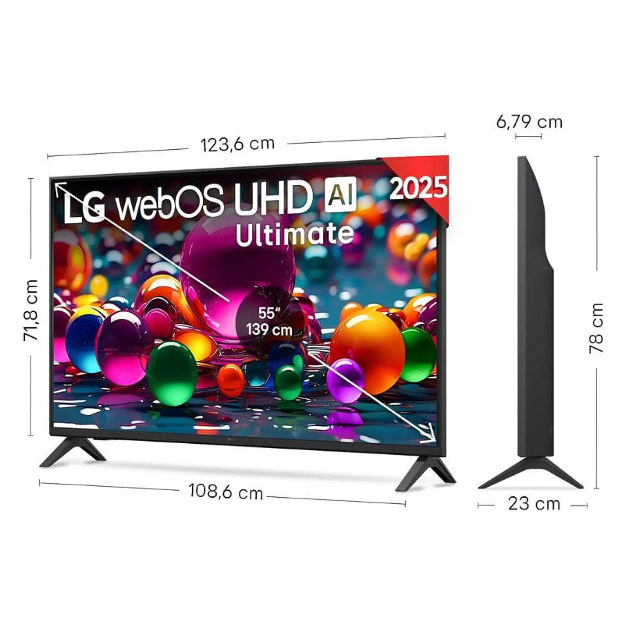 LG AI 55UA75006LA 55 4K Ultra HD LED Smart TV Preto 3
