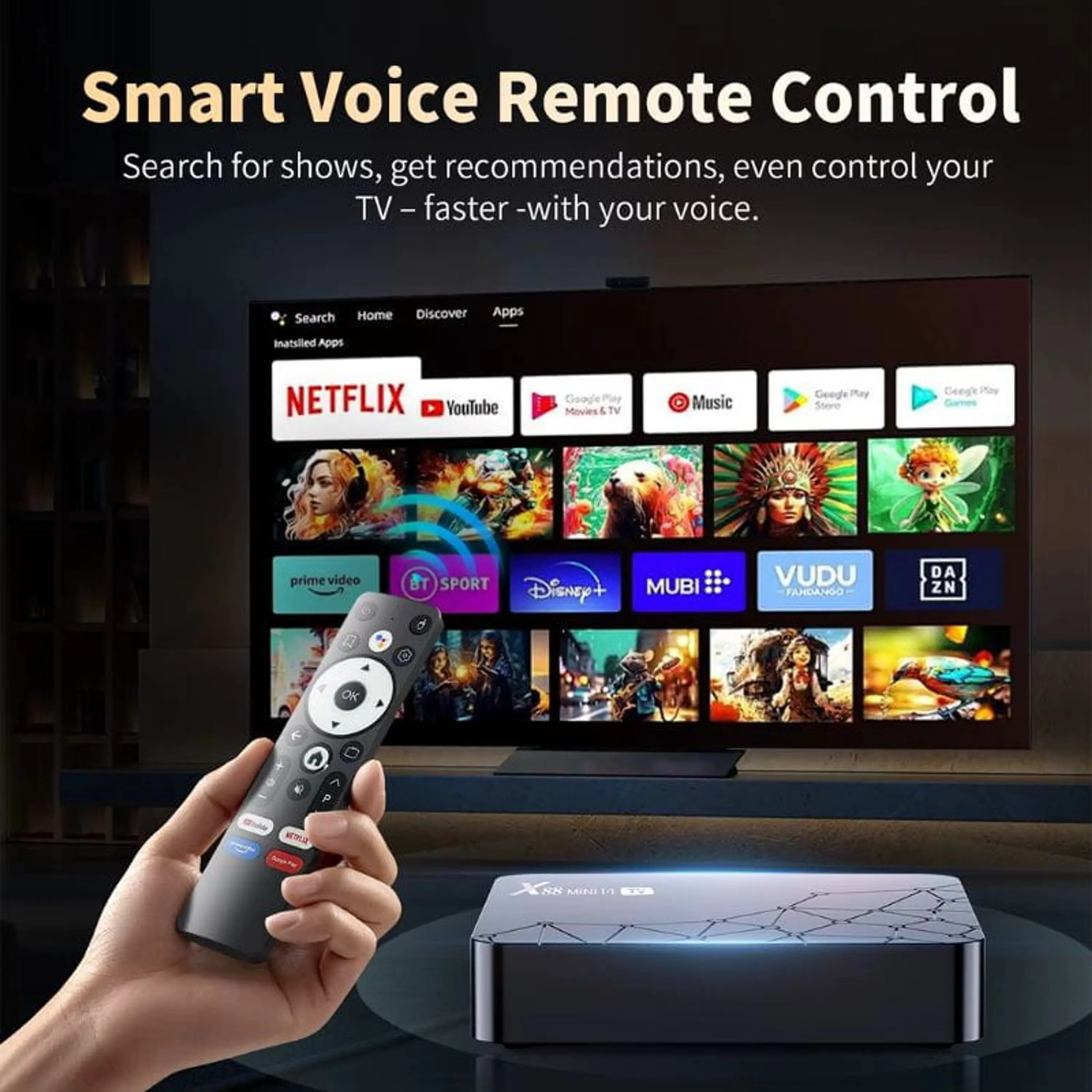 X88 Mini 14 RK3518 2GB/16GB Android 14 - Android TV 5