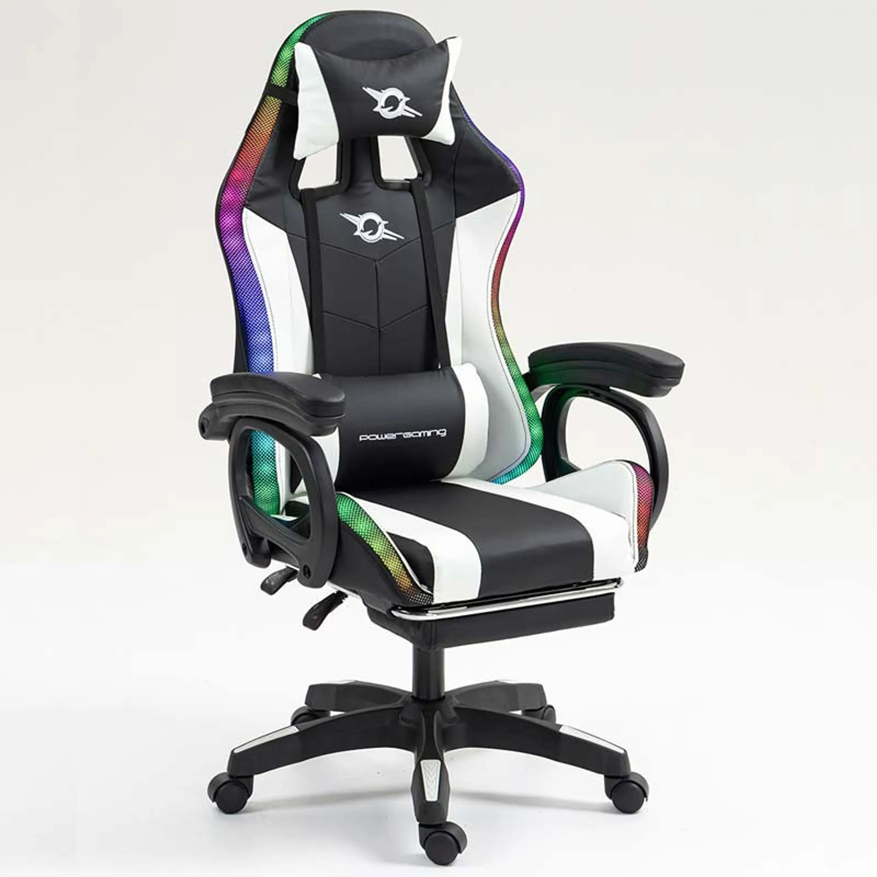 Cadeira Gaming PowerGaming LED RGB - C/ Apoio para os Pés 3