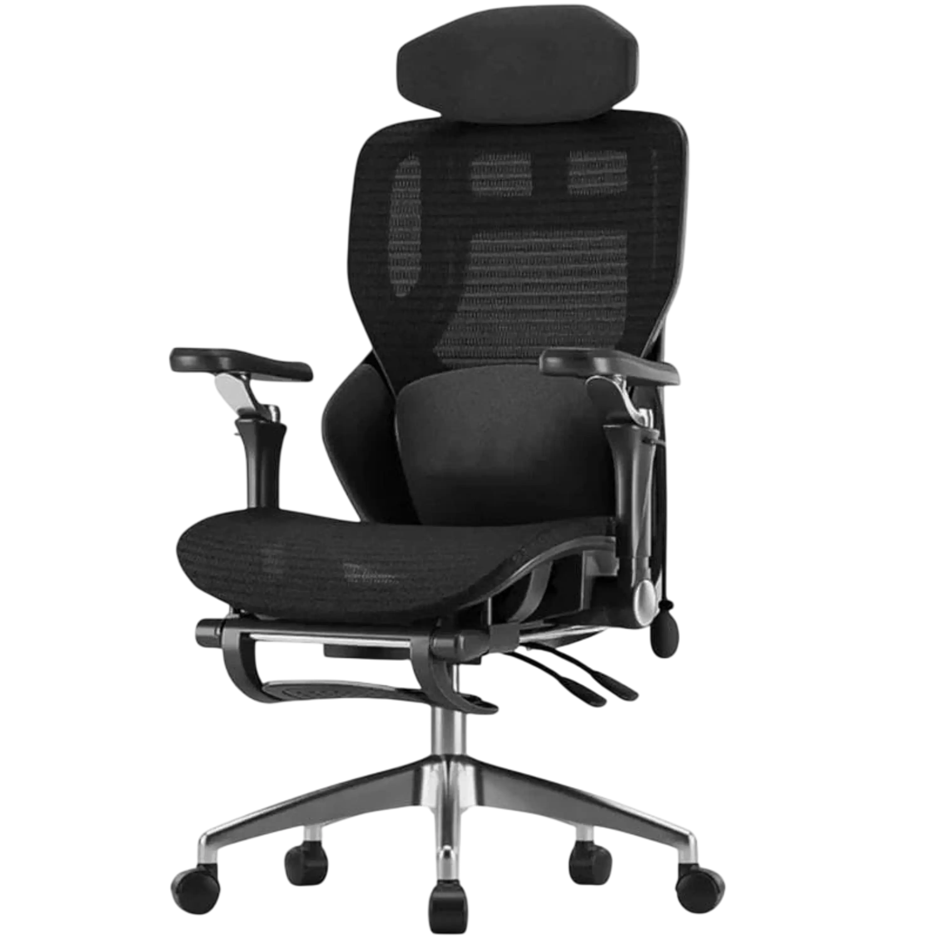 Cadeira de Escritório Ergonómica Amarante Preta 3