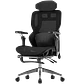 Cadeira de Escritório Ergonómica Amarante Preta - Thumbnail 3