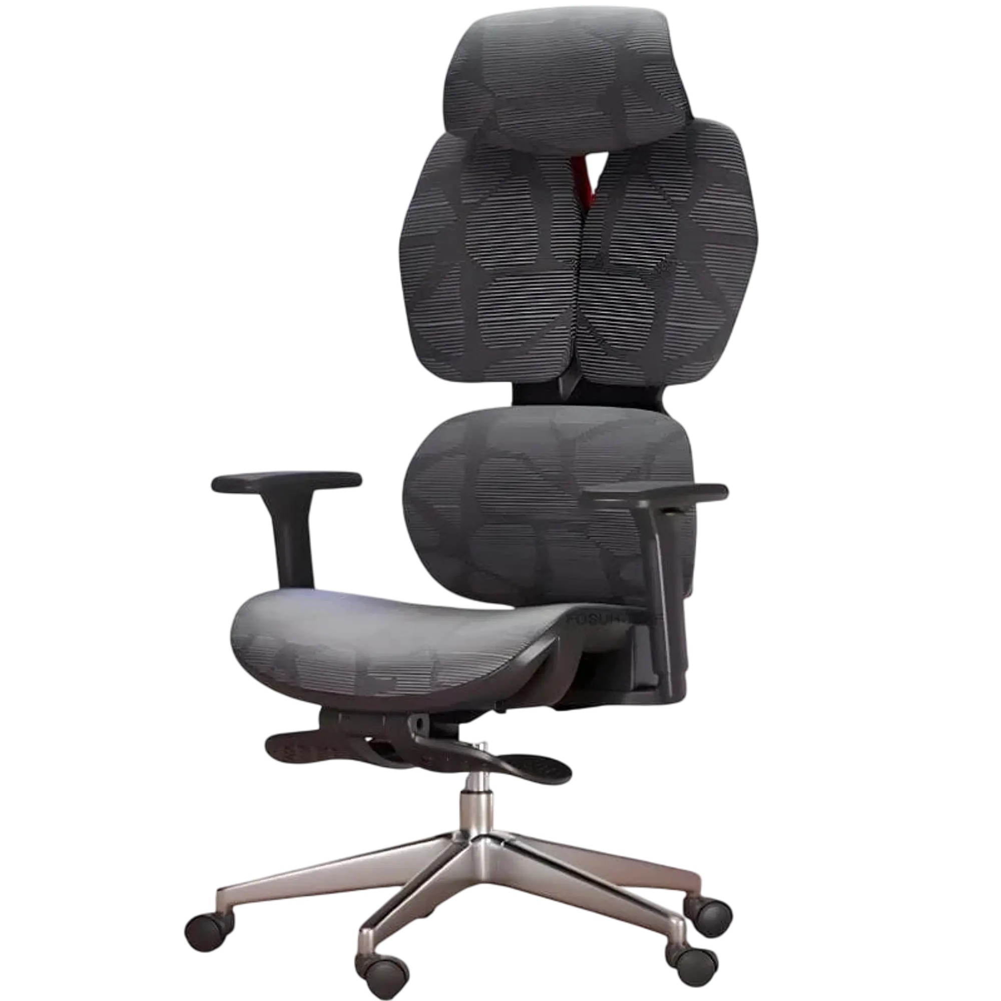 Cadeira Gaming Ergonómica Crato Cinzenta 1