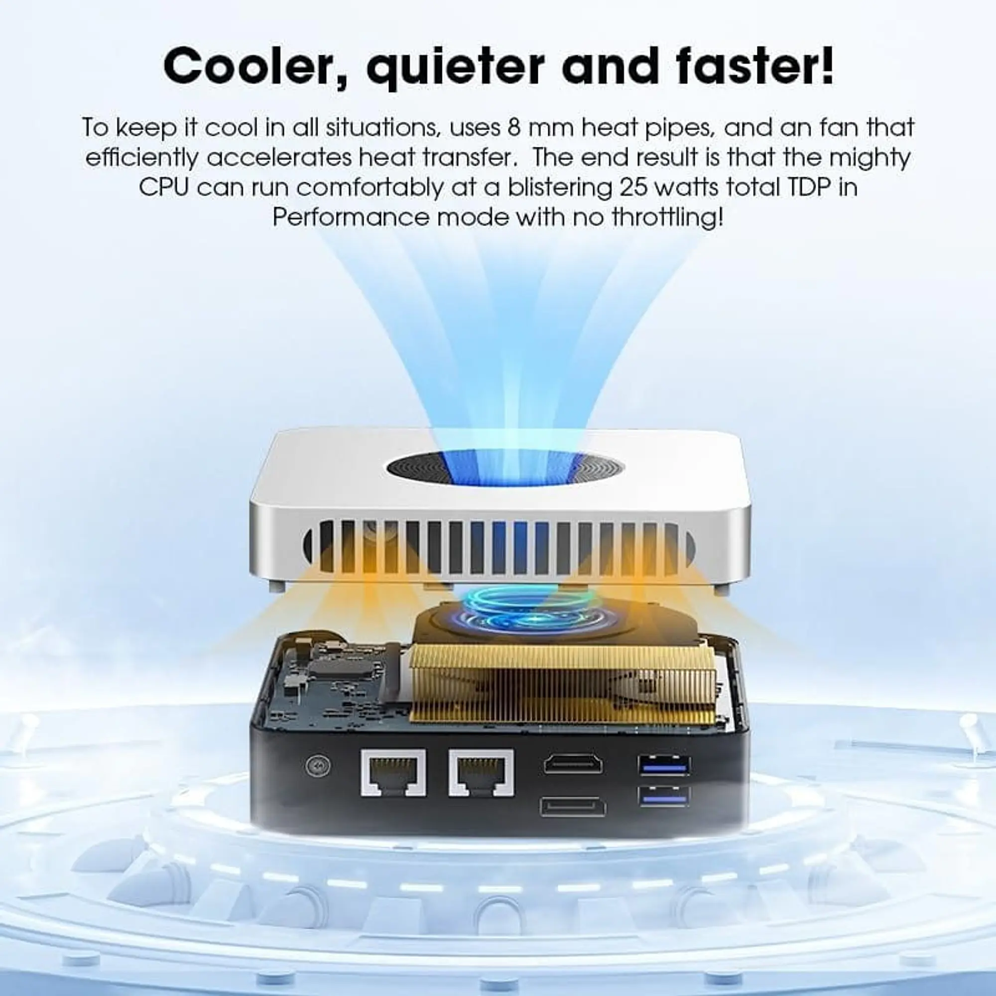 Chuwi LarkBox X Intel i3-1220p/8GB/256GB SSD/W11 - Mini PC 5