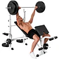 Banco de Musculação Multifuncional Inclinável com Suporte - Thumbnail 1