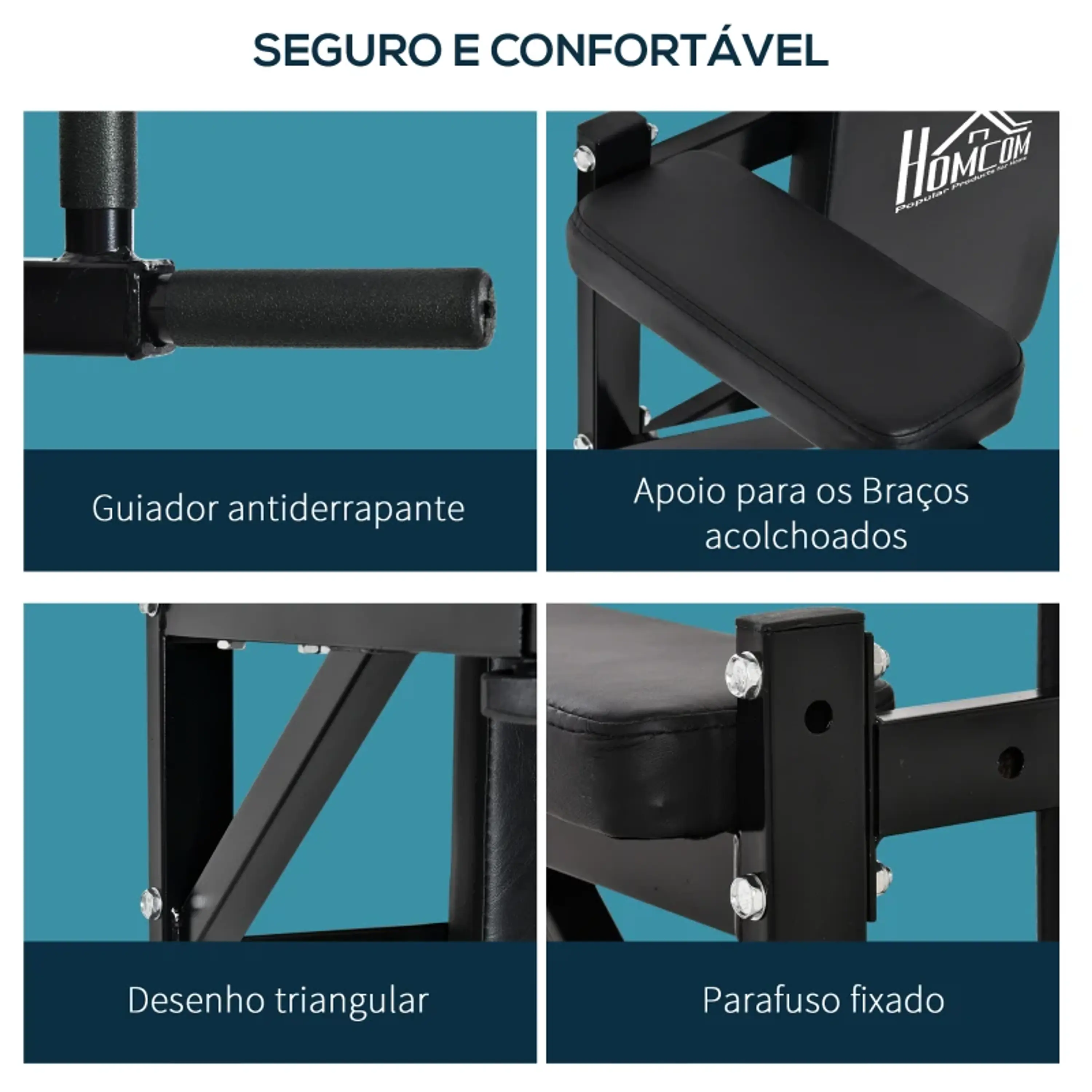 Barra de Elevação para Parede com Braços Ajustáveis 9