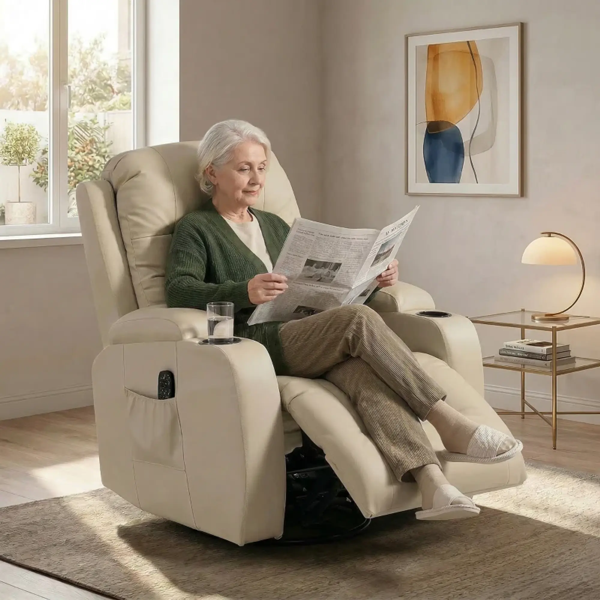 Poltrona de Massagem por Vibração com função de Aquecimento  9