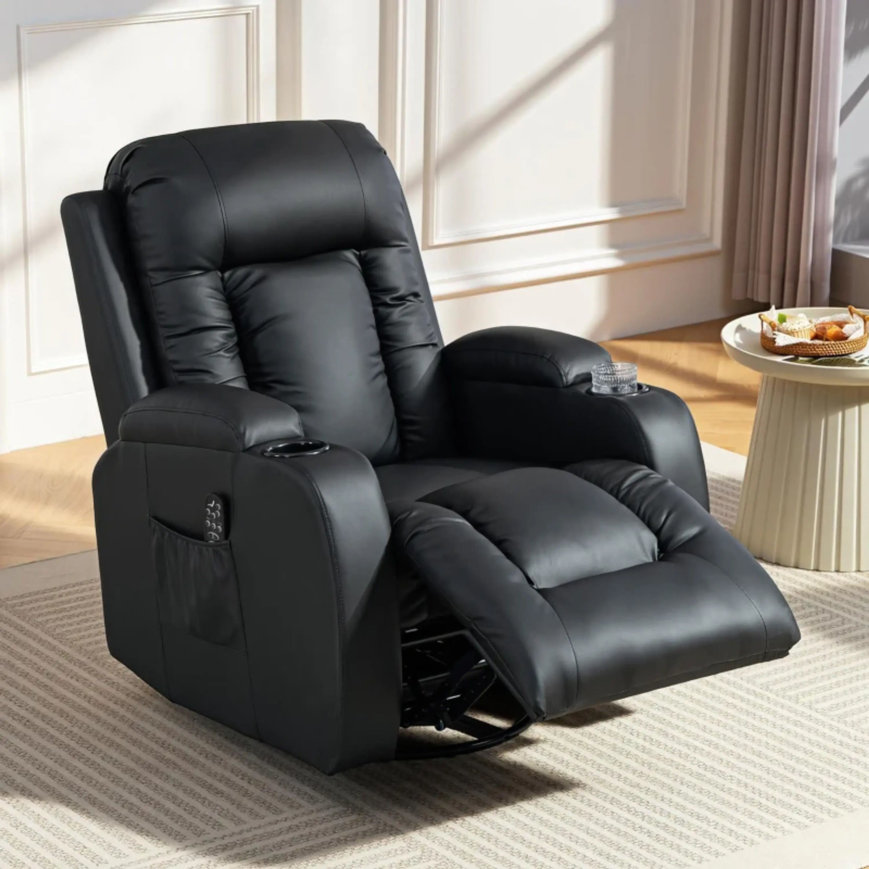 Poltrona de Massagem Reclinável até 145° com Vibração e Função de Aquecimento  7