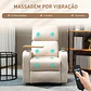 Poltrona de Massagem de Vibração Reclinação 145° com mesa de apoio - Thumbnail 10