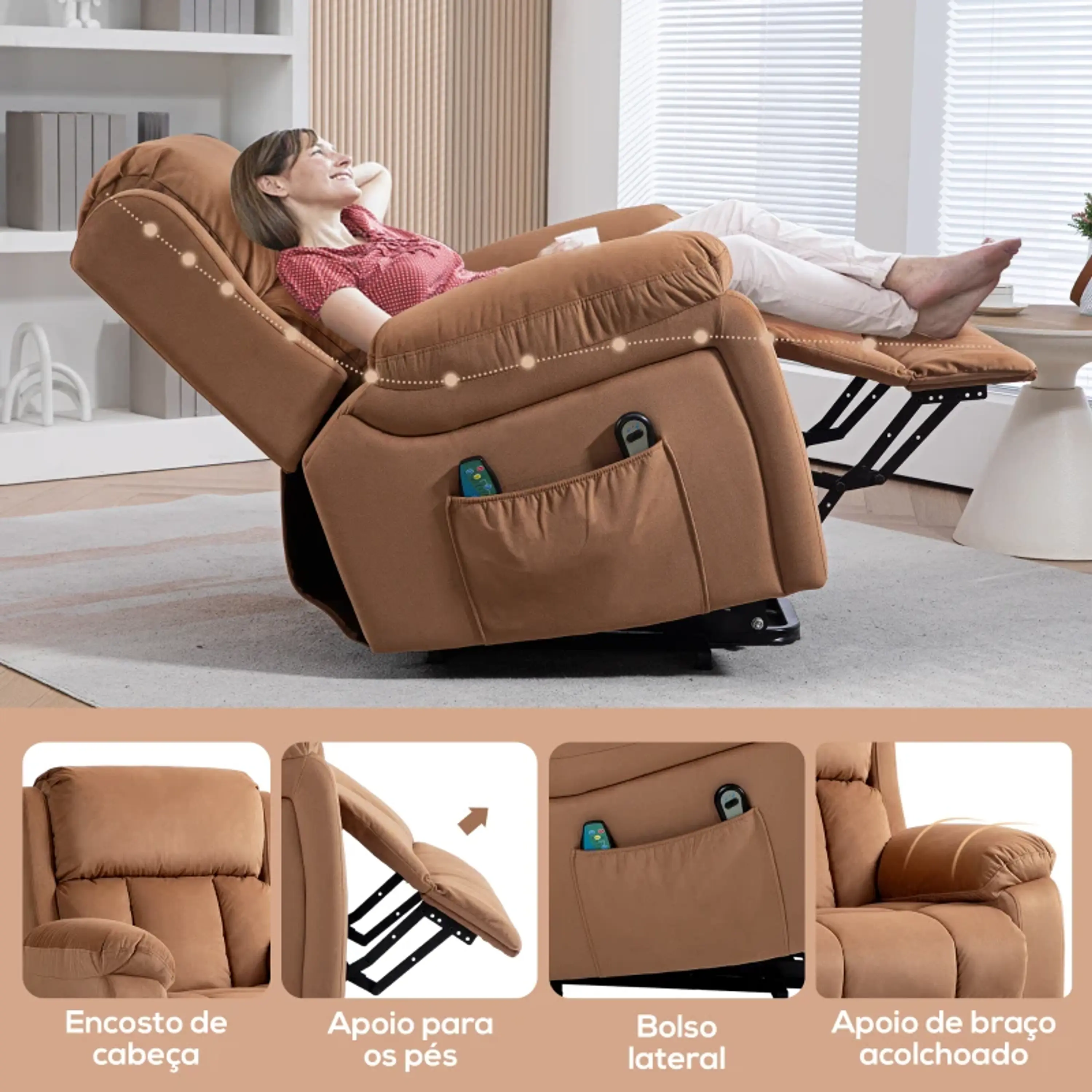 Poltrona Relax Levanta Pessoas Elétrica 2