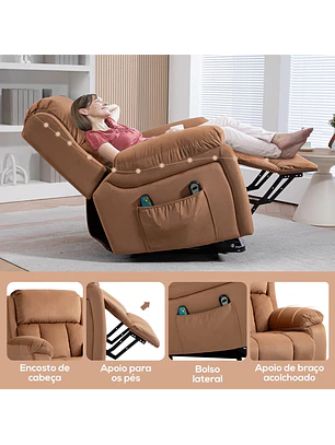 Poltrona Relax Levanta Pessoas Elétrica