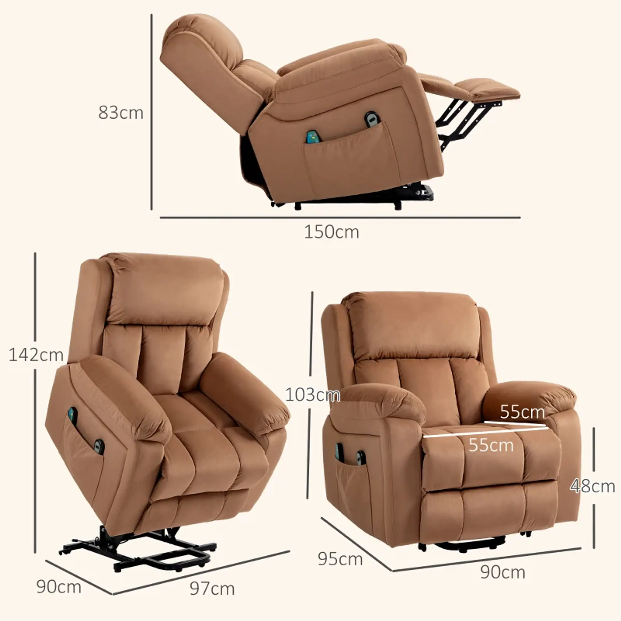 Poltrona Relax Levanta Pessoas Elétrica 5