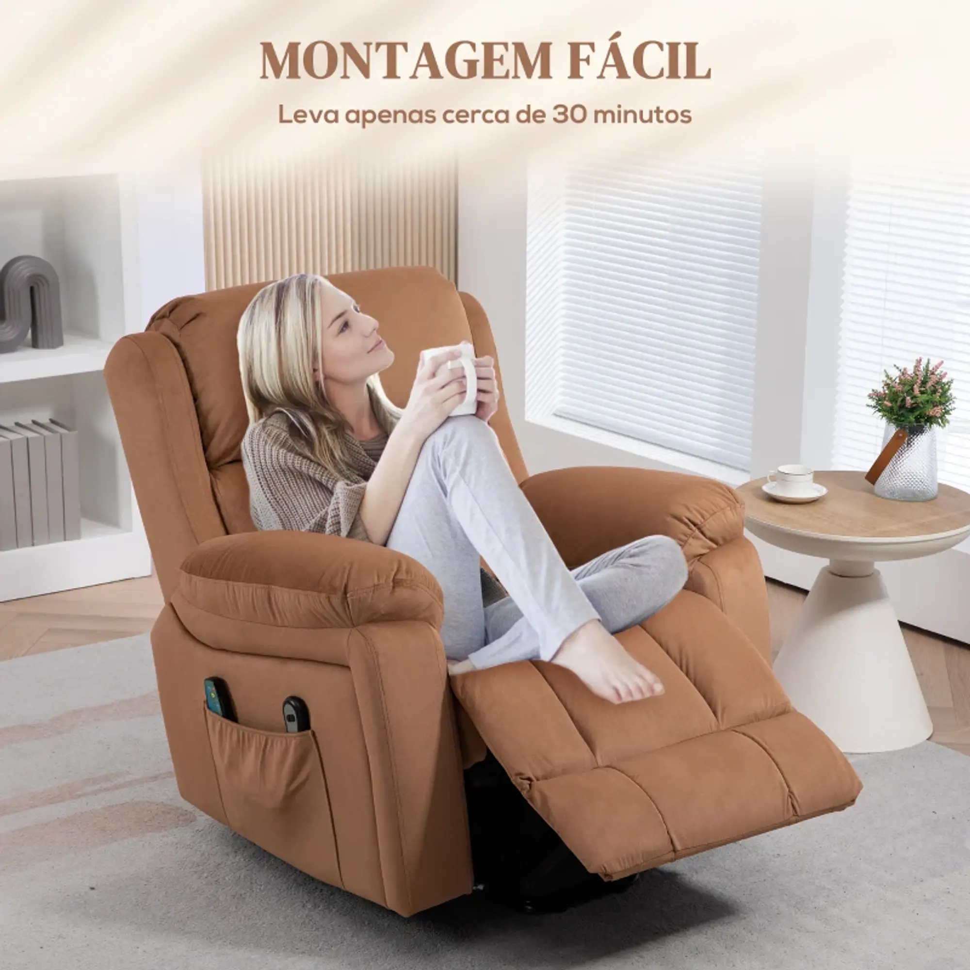 Poltrona Relax Levanta Pessoas Elétrica 8