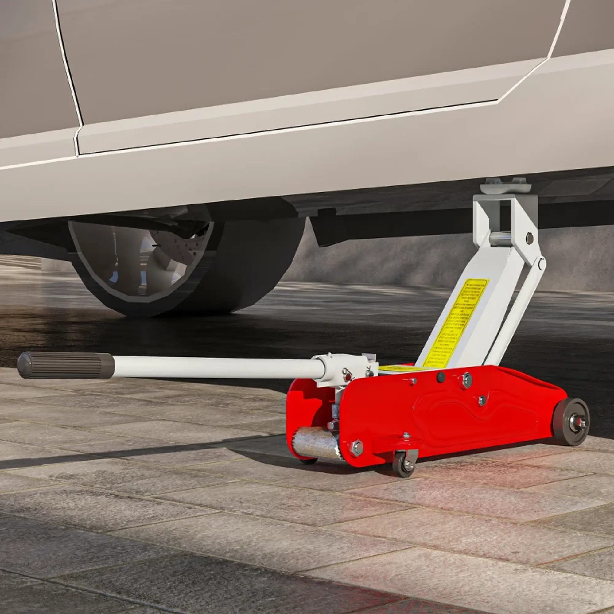 Macaco Hidráulico para Carros de 2 Toneladas com Altura Ajustável 12-30 cm 2