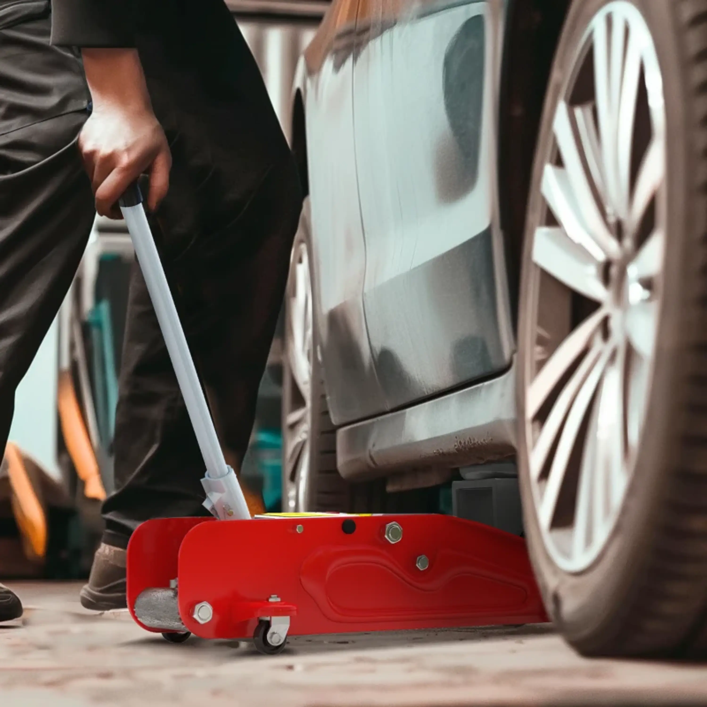 Macaco Hidráulico para Carros de 2 Toneladas com Altura Ajustável 12-30 cm 8