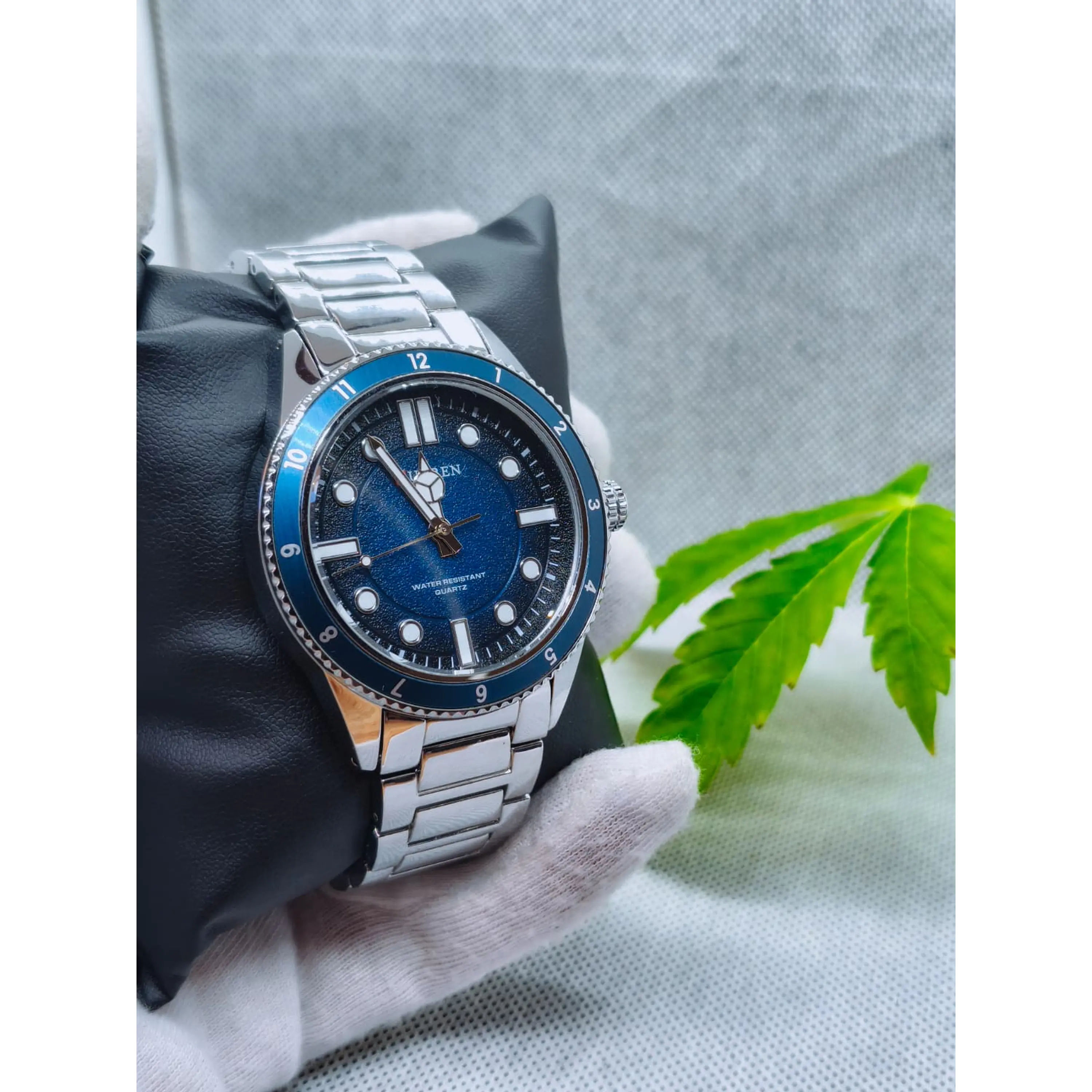 Relógio Quartz Masculino em Aço Inóxidável - Curren Marine 1
