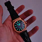 Relógio Quartz Masculino em Aço Inóxidável e Couro- Ouro Azul - Thumbnail 9