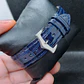 Relógio Quartz Masculino em Aço Inóxidável e Couro- Ouro Azul - Thumbnail 2