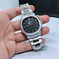 Relógio Quartz Masculino em Aço Inóxidável - Black Horizontal - Thumbnail 3