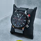 Men's Quartz Watch in Stainless Steel and Leather - Vintage Motard - thumbnail 6