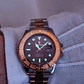 Relógio em aço inoxidável à Prova de água - Silver GOLD Brown - Thumbnail 8