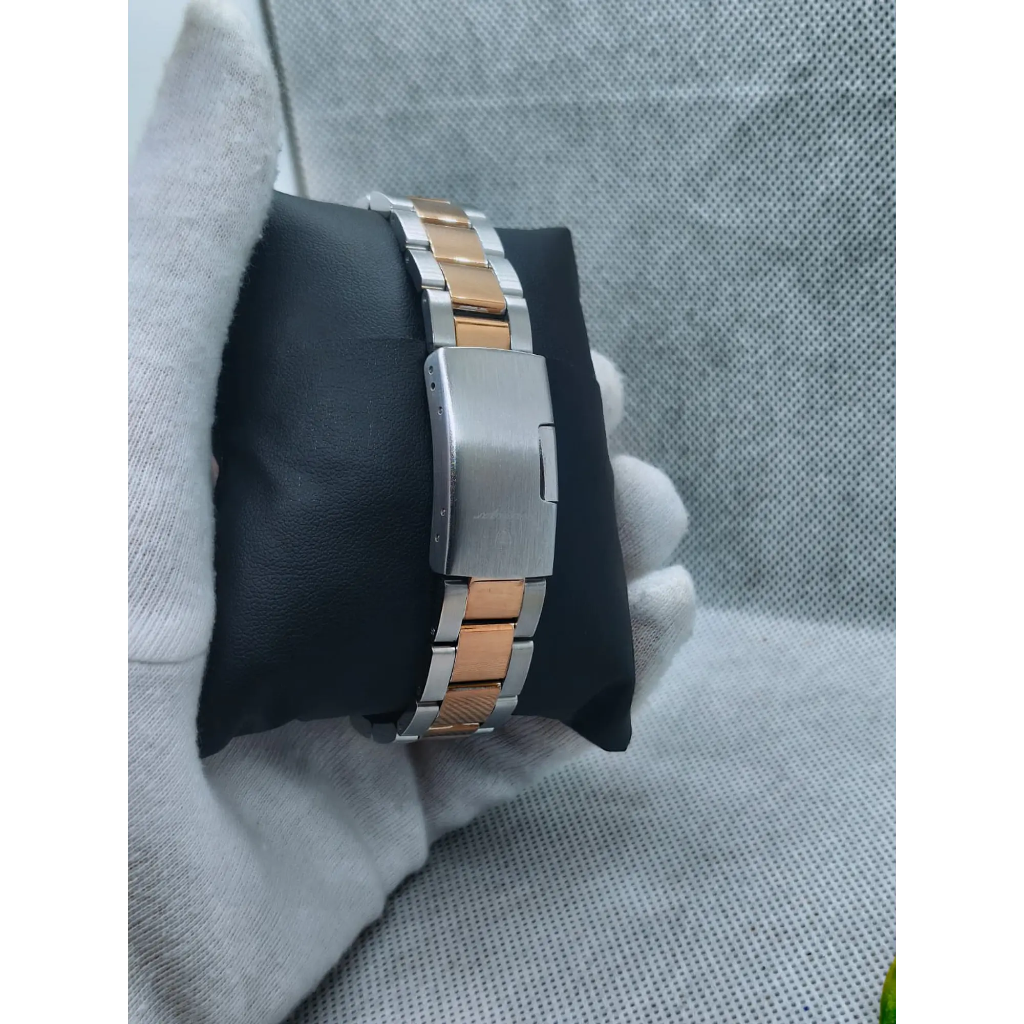 Relógio em aço inoxidável à Prova de água - Silver GOLD Brown 11