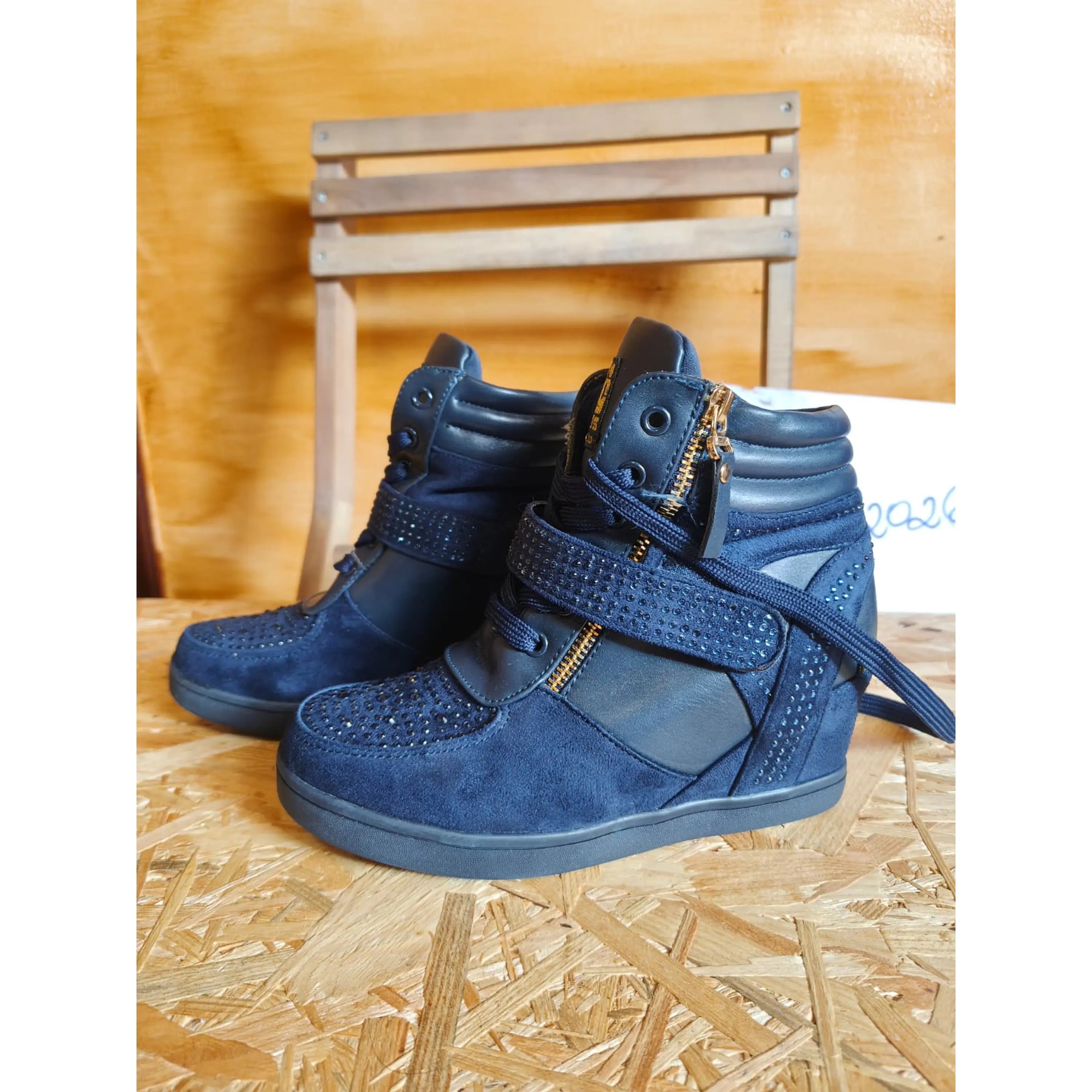 Botas Altas nº 39 Azul Marinho TNG SHOES 2