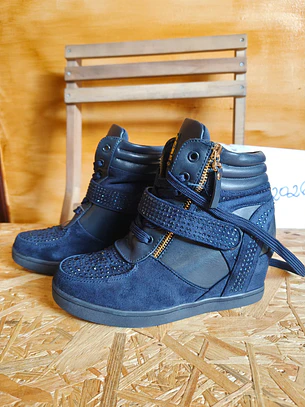 Botas Altas nº 39 Azul Marinho TNG SHOES