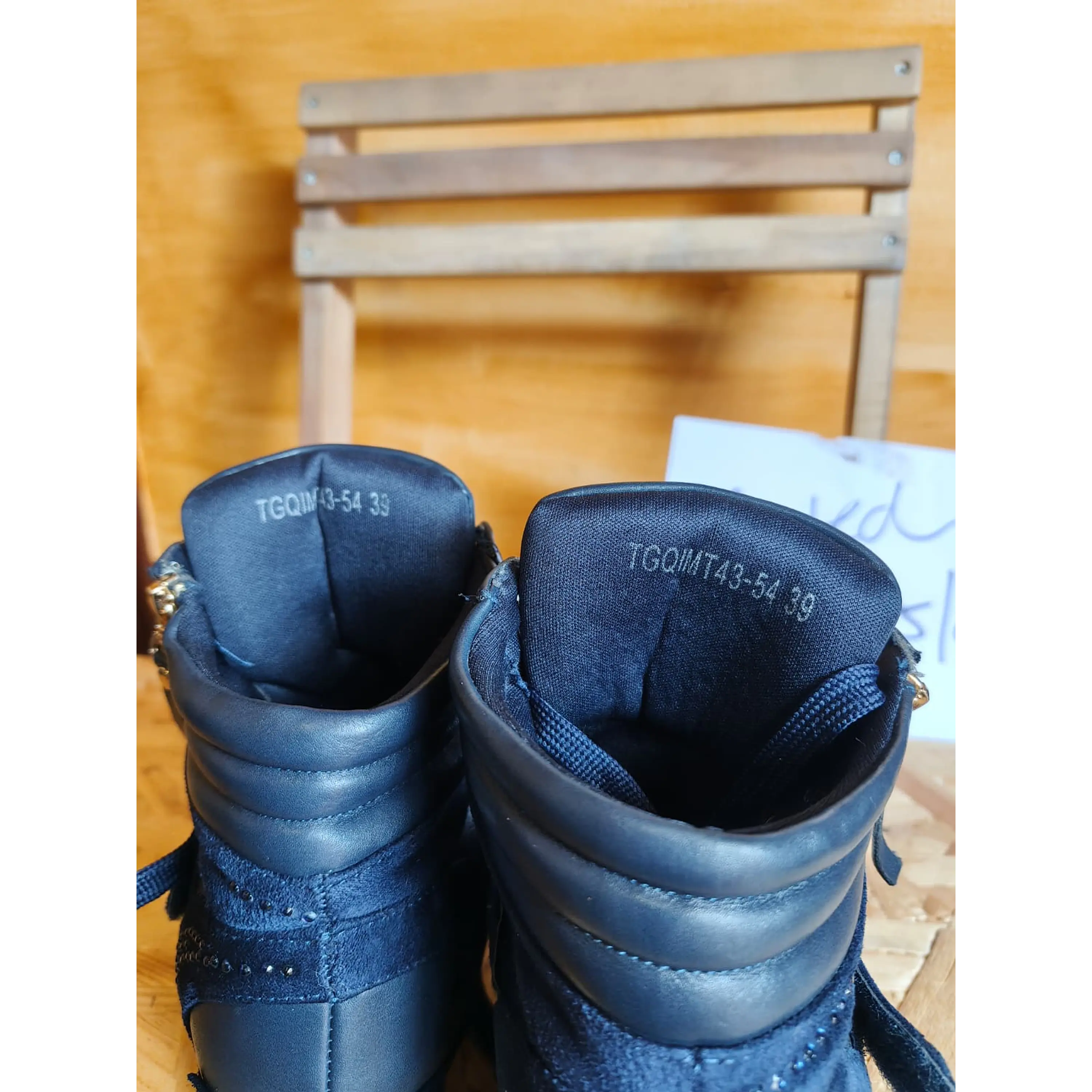 Botas Altas nº 39 Azul Marinho TNG SHOES 7