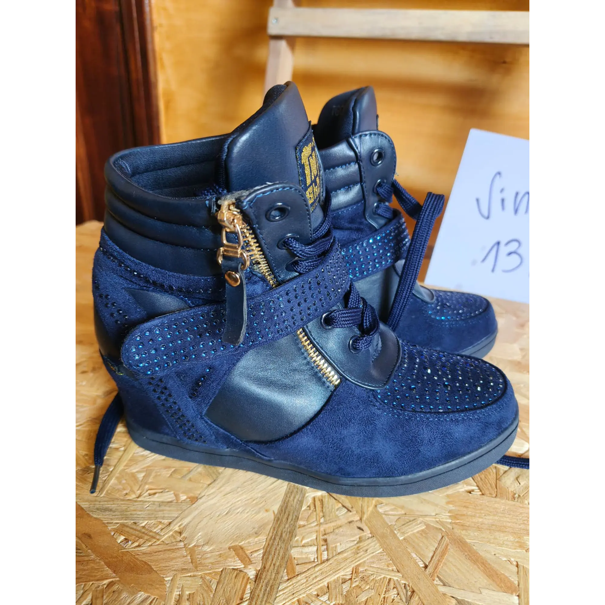 Botas Altas nº 39 Azul Marinho TNG SHOES 11