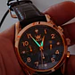 Montre chronographe vintage Brown Inspector par OLEVS - vignette 9